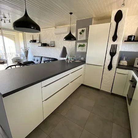 3 Pieces Equipe Face A La Pour 4 Personnes - Fr-1-837-33 Διαμέρισμα Argelès-sur-Mer